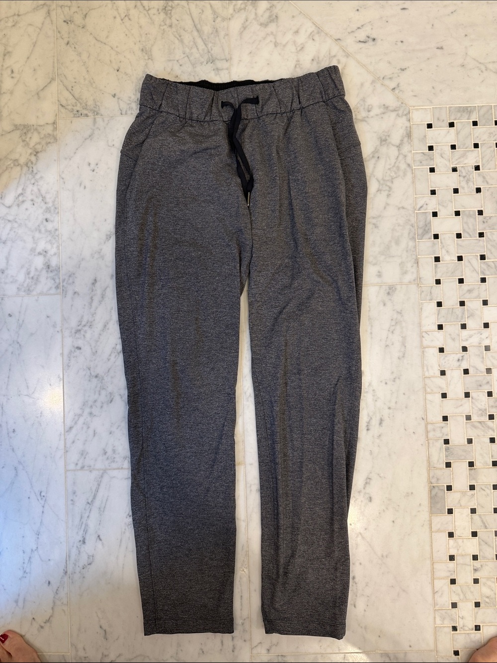 lululemon athletica Gray Drawstring Track Pants